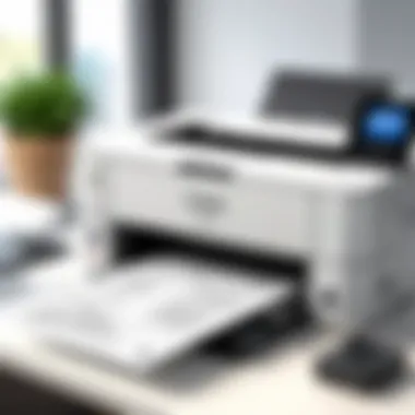 Canon Pixma: A Modern Office Essential Canon Pixma series printer in a modern office setup, showcasing its design and utility.