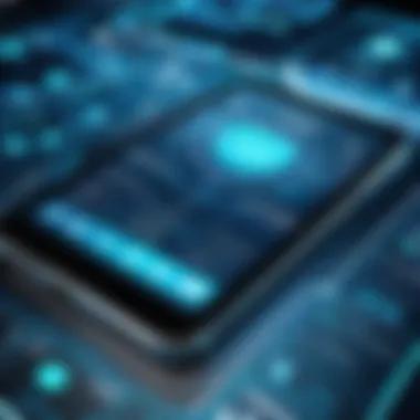 Future Trends in Mobile Data Sharing Futuristic design indicating trends in mobile data sharing