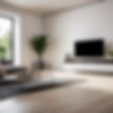Ecovacs Remote in a Smart Home Environment Ecovacs remote in a modern smart home setting