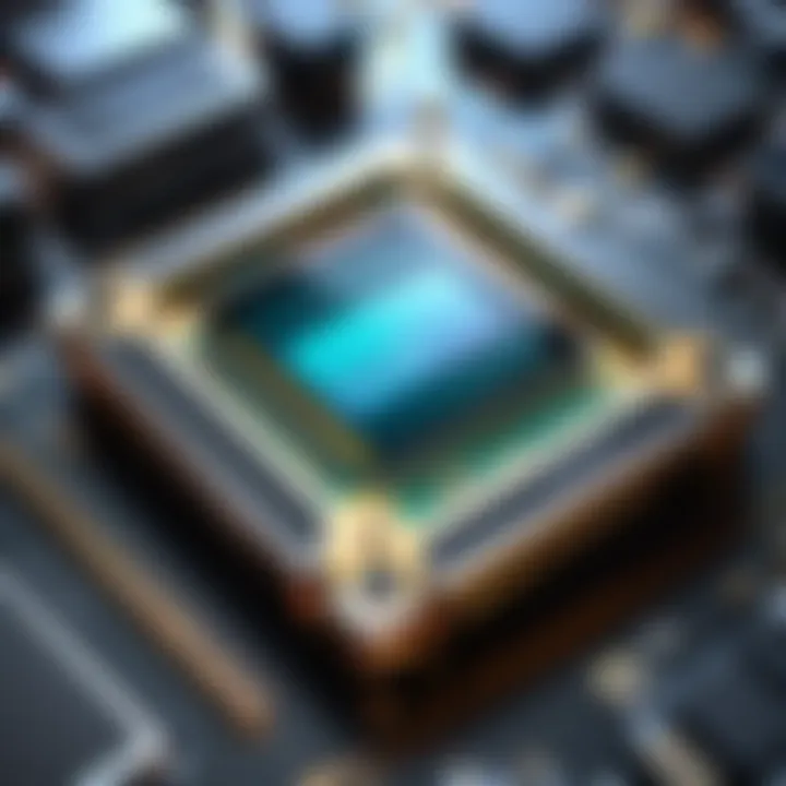 Close-up of the technology behind a mini digital frame.
