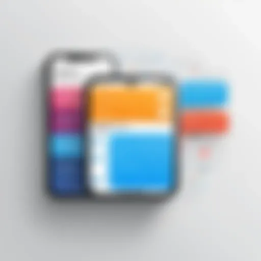 A visual representation of the evolution of messaging applications over time