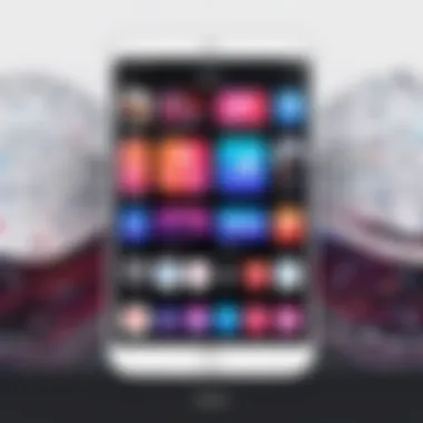 Social Integration Features of Apple Music Graphic illustrating the integration of social features in Apple Music