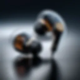 High-quality earbuds showcasing advanced sound technology