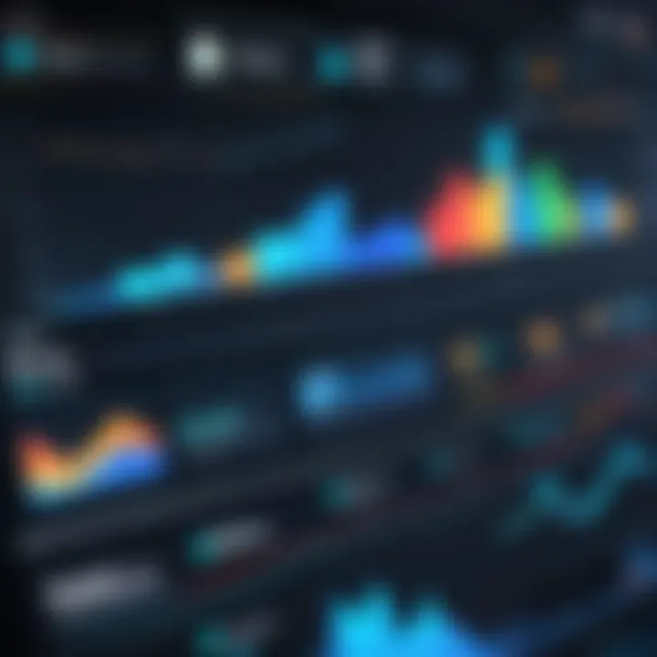 A graphical representation of data analytics showcasing productivity metrics.