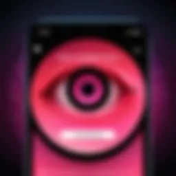 Abstract concept of privacy in dating apps