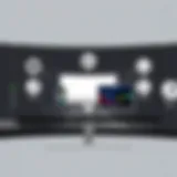 Diagram showcasing the curvature technology in VA monitors