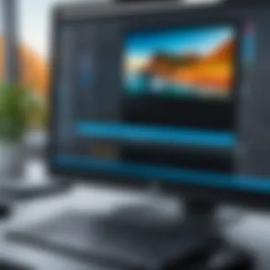 Intuitive User Interface of Video Recording Software User interface of a popular video recording software