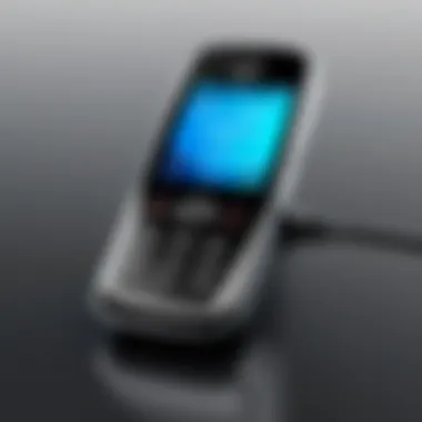 A sleek WiFi VoIP handset showcasing modern design and functionality