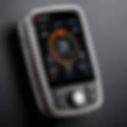 Close-up of an ignition interlock device