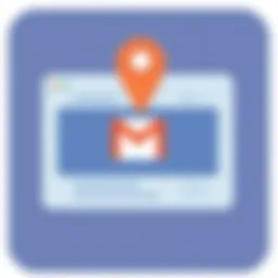Gmail interface showcasing device location features