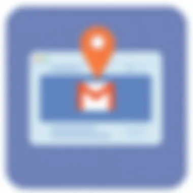 Gmail interface showcasing device location features