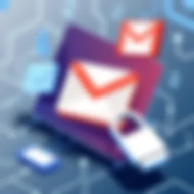 Illustration of security settings in Gmail