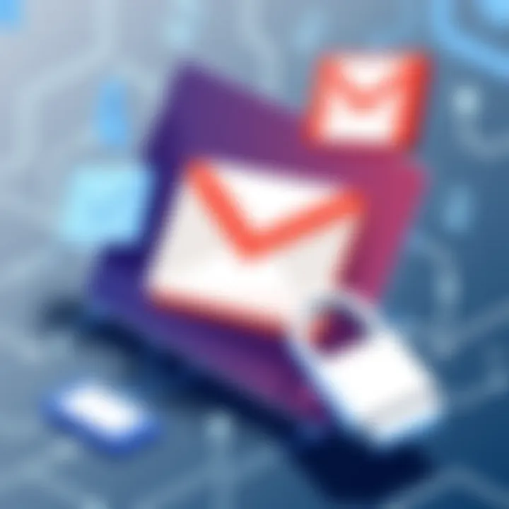 Illustration of security settings in Gmail