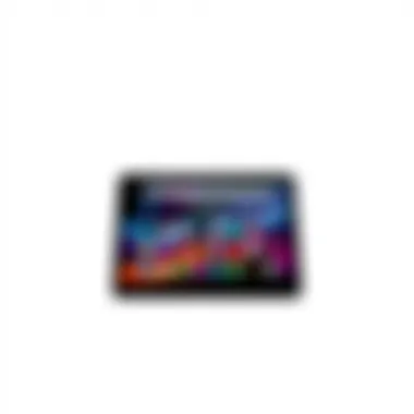 Sleek Design of Fire 5 Tablet Fire 5 tablet front view showcasing its sleek design