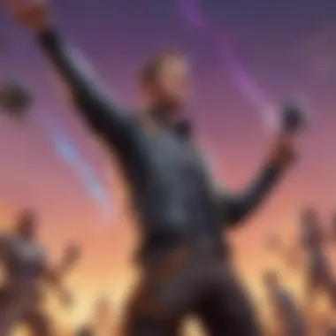 Triumphant Wins Fortnite victory celebration on Nintendo Switch