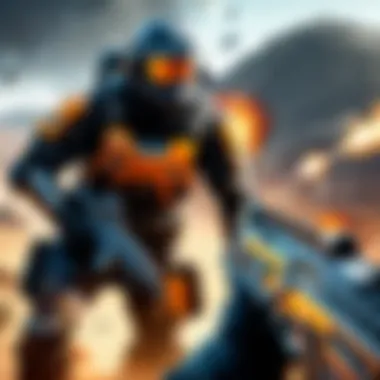 Intense Action in FPS Web Browser Games A captivating scene from a popular FPS web browser game showcasing intense action.