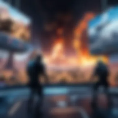 Competitive Multiplayer in FPS Web Browser Games A screenshot depicting the competitive multiplayer experience in an FPS web browser game.