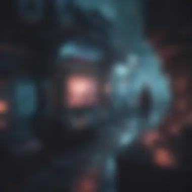 Cyberpunk World Exploration Futuristic Cyberpunk Gaming Environment