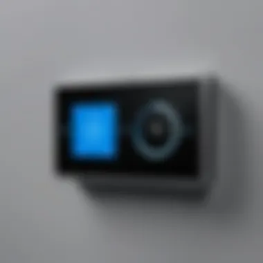 Sleek Design and Features of the GE Smart Switch Add-On Close-up view of the GE Smart Switch Add-On showcasing its sleek design and control features.