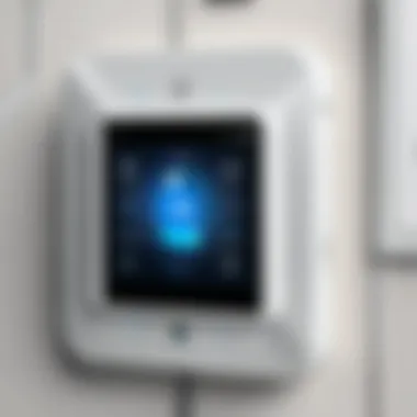 Illustration of the GE Smart Switch Add-On integrated within a modern smart home setup.