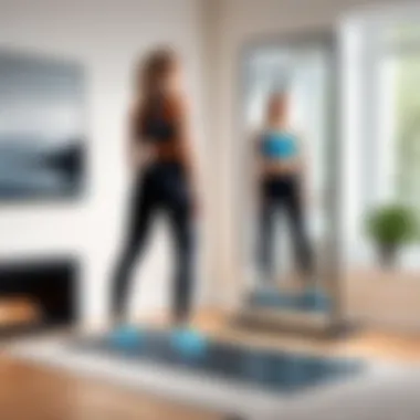 Revolutionizing Home Workouts Interactive mirror transforming home fitness routines