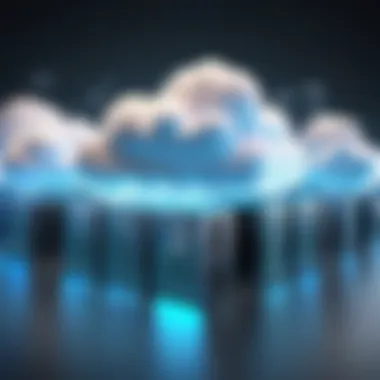 A conceptual image representing cloud hosting solutions.