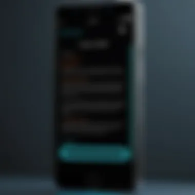 A smartphone displaying a lock screen with a warning message