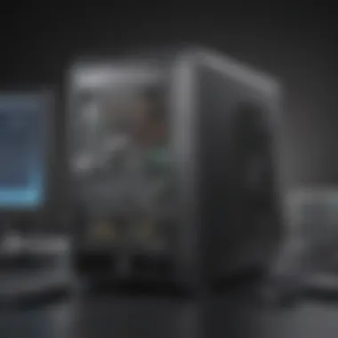 HP desktop computer with advanced technology features