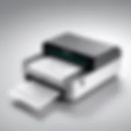 Compact mobile printer showcasing portability