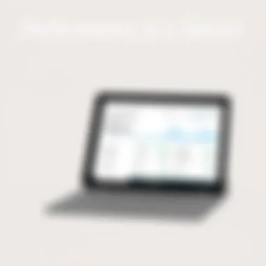 Performance at a Glance Performance metrics displayed on the Surface Go