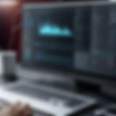 Interface Features of Editing Software A sleek interface of advanced editing software showcasing features.
