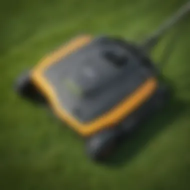 Electric Lawn Mower showcasing innovative eco-friendly design