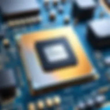 Innovative processor technology illustration