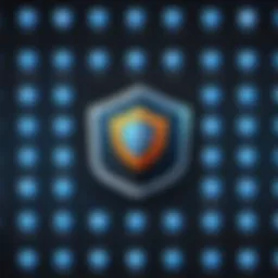 Visual representation of various antivirus software icons