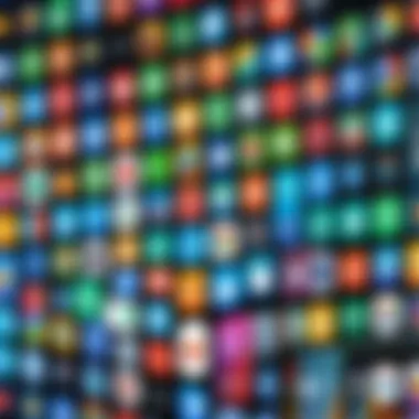 Popular App Stores for Android A screenshot of popular app stores available for Android devices