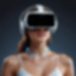 Illustration showcasing advanced VR body tracking technology