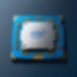Visual representation of Intel processor lineup showcasing various models