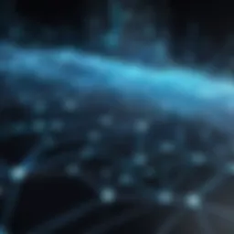 Illustration showing intricate network connections symbolizing the master control program