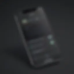 Illustration of iPhone Voice Memo app interface