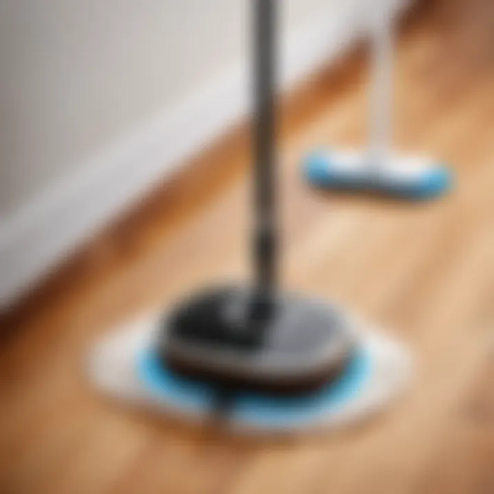 iRobot Braava Mop in action on a hardwood floor