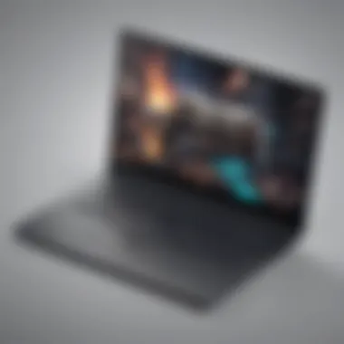 Gaming Experience on Laptop Illustration of a laptop with a game controller symbolizing free gaming experience