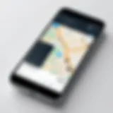 Location Tracking App Interface