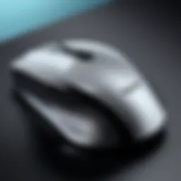 Ergonomic design of the Logitech MX Performance Wireless Mouse showcasing comfort and style