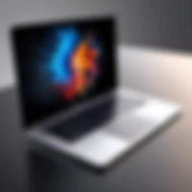 MacBook Pro in elegant modern environment