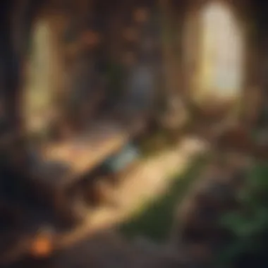 Enchanting Fantasy Quest Magical Fantasy Adventure Game Scene