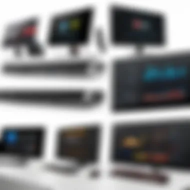 Desktop Comparison with Competitors Comparison chart of MSI desktops versus competitors