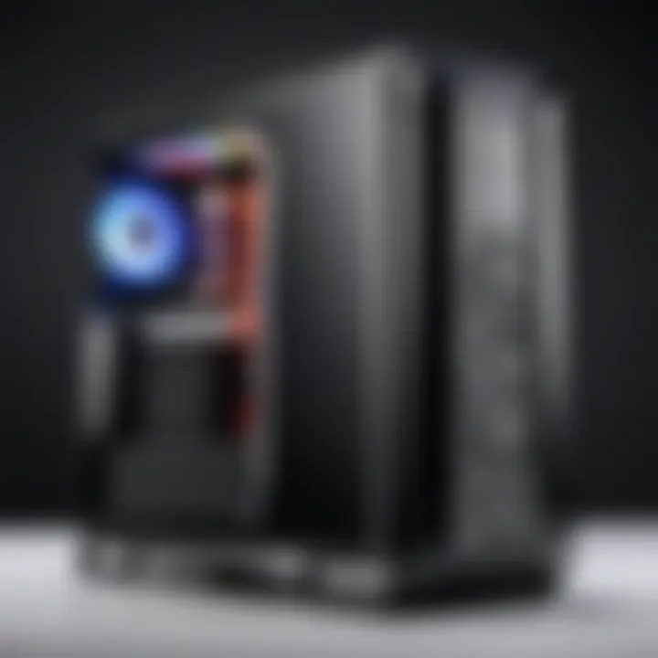 MSI desktop showcasing sleek design and advanced cooling system