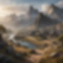 Mystical landscape in Elder Scrolls 6 Online