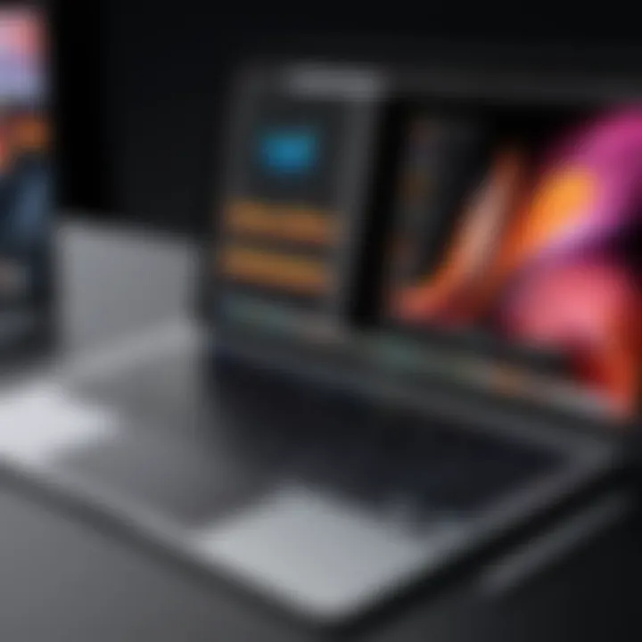 Performance comparison chart of different MacBook models