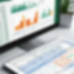 A complex Excel spreadsheet filled with data and formulas.